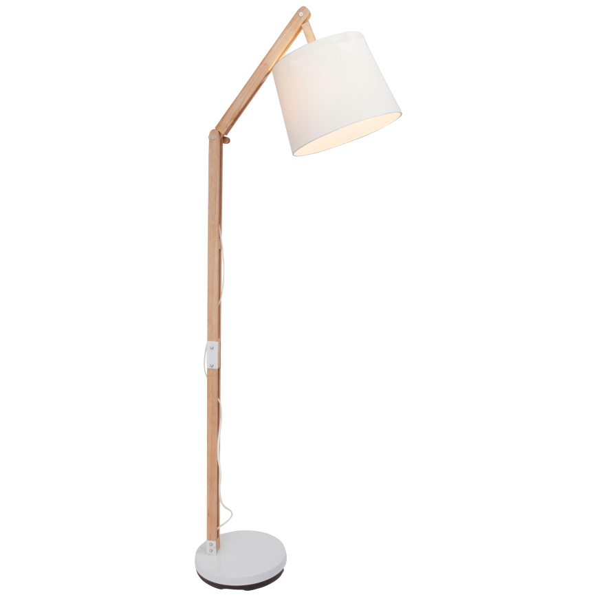 Brilliant - Lampe de table CARLYN 1xE27/60W/230V beige/blanche
