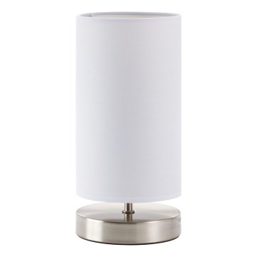 Brilliant - Lampe de table CLARIE 1xE14/40W/230V chrome mat/blanc