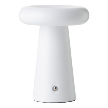 Brilliant - Lampe de table d'extérieur tactile LED dimmable MUFFIN LED/3W/5V USB 2600 mAh IP44 blanche