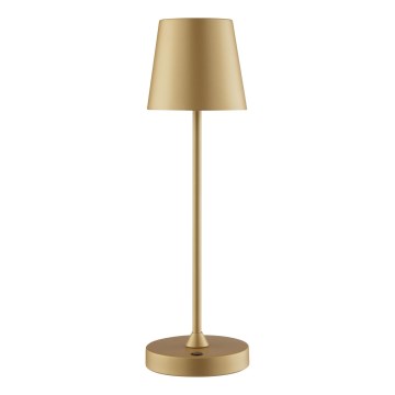 Brilliant - Lampe de table d'extérieur tactile rechargeable dimmable LED ELORA LED/2,5W/5V 2700K 2600 mAh IP44 dorée