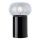 Brilliant - Lampe de table KNUT 1xE27/25W/230V noir/transparent