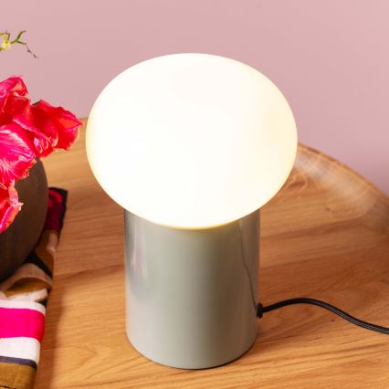 Brilliant - Lampe de table KNUT 1xE27/25W/230V vert/blanc