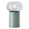 Brilliant - Lampe de table KNUT 1xE27/25W/230V vert/transparent