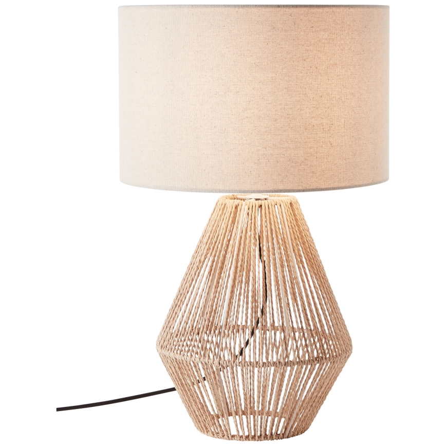 Brilliant - Lampe de table LARAINE 1xE27/42W/230V beige