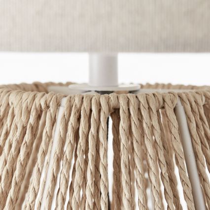 Brilliant - Lampe de table LARAINE 1xE27/42W/230V beige