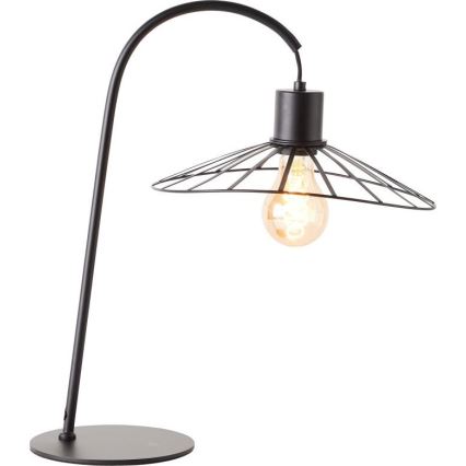 Brilliant - Lampe de table LEIKA 1xE27/52W/230V noir