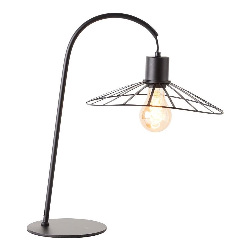 Brilliant - Lampe de table LEIKA 1xE27/52W/230V noir