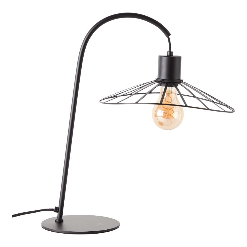 Brilliant - Lampe de table LEIKA 1xE27/52W/230V noir