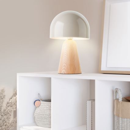 Brilliant - Lampe de table NALAM 1xE14/40W/230V beige/frêne - FSC certifié