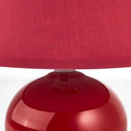 Brilliant - Lampe de table PRIMO 1xE14/40W/230V céramique/rouge
