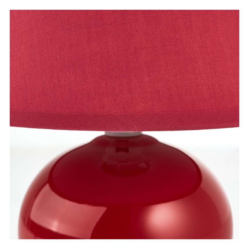 Brilliant - Lampe de table PRIMO 1xE14/40W/230V céramique/rouge