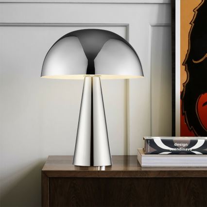 Brilliant - Lampe de table SIGRUN 1xE14/28W/230V chrome brillant