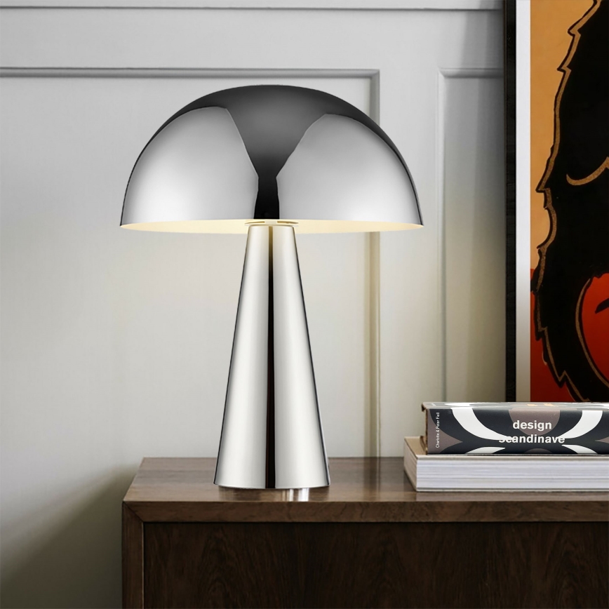 Brilliant - Lampe de table SIGRUN 1xE14/28W/230V chrome brillant