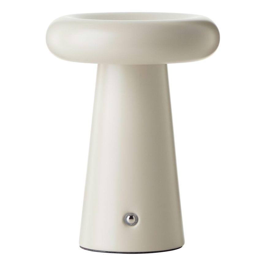 Brilliant - Lampe de table tactile dimmable LED MUFFIN LED/3W/5V USB 2600 mAh IP44 crème