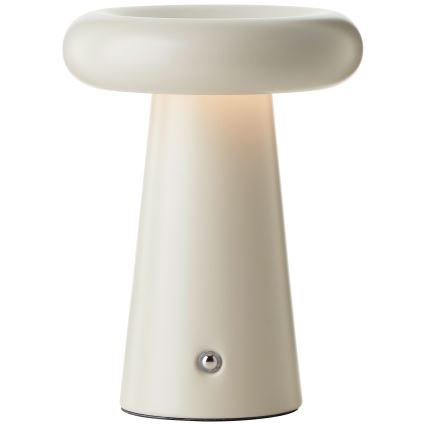 Brilliant - Lampe de table tactile dimmable LED MUFFIN LED/3W/5V USB 2600 mAh IP44 crème