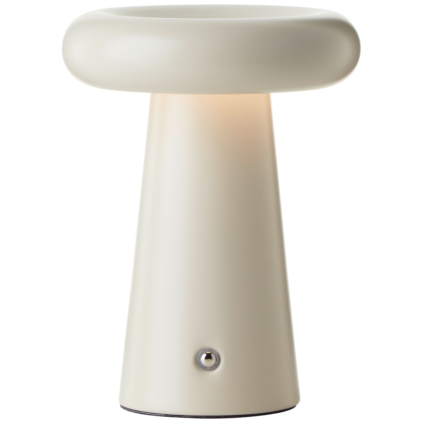 Brilliant - Lampe de table tactile dimmable LED MUFFIN LED/3W/5V USB 2600 mAh IP44 crème