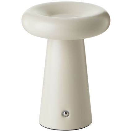 Brilliant - Lampe de table tactile dimmable LED MUFFIN LED/3W/5V USB 2600 mAh IP44 crème