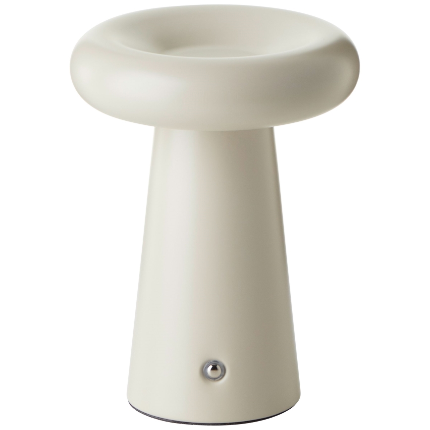 Brilliant - Lampe de table tactile dimmable LED MUFFIN LED/3W/5V USB 2600 mAh IP44 crème