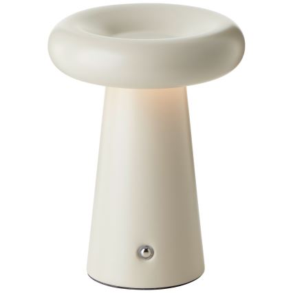 Brilliant - Lampe de table tactile dimmable LED MUFFIN LED/3W/5V USB 2600 mAh IP44 crème