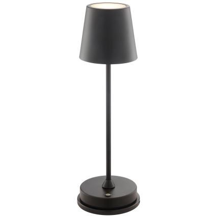 Brilliant - Lampe de table d'extérieur tactile, rechargeable et à intensité variable ELORA LED/2,5W/5V 2700K 2600 mAh IP44 noir