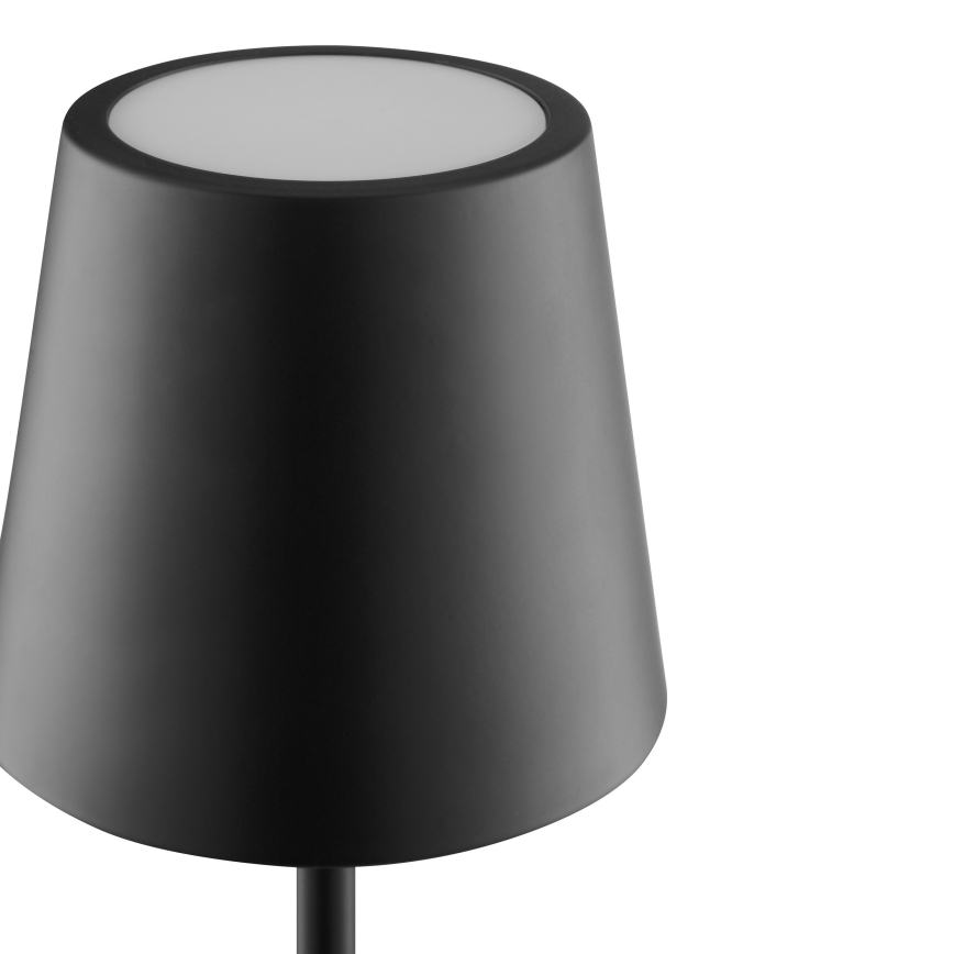 Brilliant - Lampe de table d'extérieur tactile, rechargeable et à intensité variable ELORA LED/2,5W/5V 2700K 2600 mAh IP44 noir