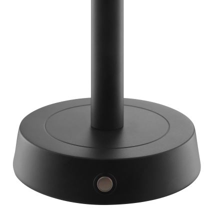 Brilliant - Lampe de table d'extérieur tactile, rechargeable et dimmable RAZOR LED/2,5W/5V 2700K 2600 mAh IP44 noir