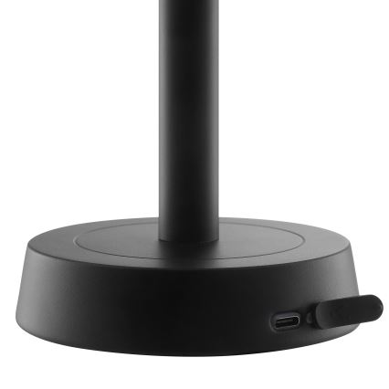 Brilliant - Lampe de table d'extérieur tactile, rechargeable et dimmable RAZOR LED/2,5W/5V 2700K 2600 mAh IP44 noir