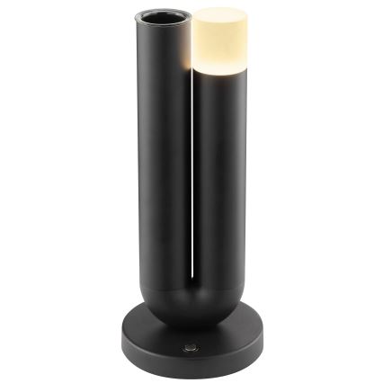 Brilliant - lampe de table d'extérieur LED SAYU dimmable, rechargeable, à commande tactile 2,5W/5V 2700K 2600 mAh IP44 noire