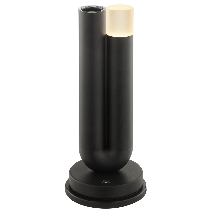 Brilliant - lampe de table d'extérieur LED SAYU dimmable, rechargeable, à commande tactile 2,5W/5V 2700K 2600 mAh IP44 noire