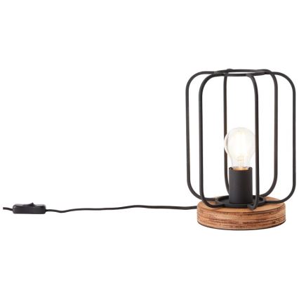Brilliant - Lampe de table TOSH 1xE27/40W/230V en bois de peuplier