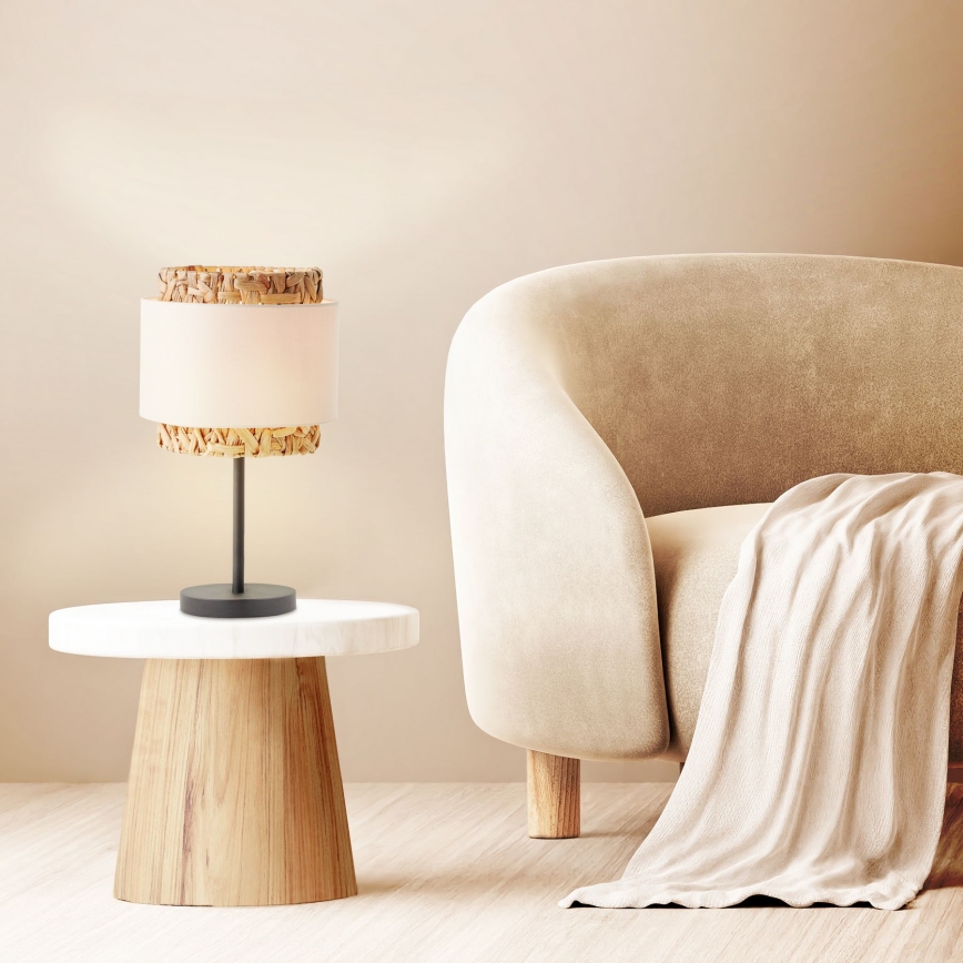 Brilliant - Lampe de table WATERLILLY 1xE27/60W/230V crème