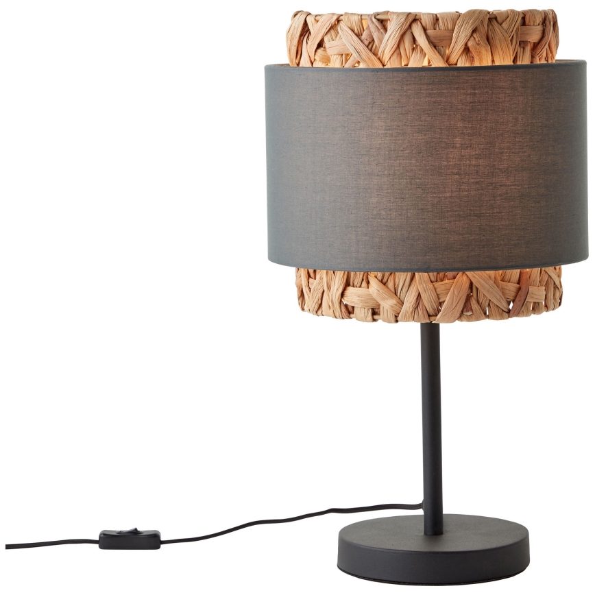 Brilliant - Lampe de table WATERLILLY 1xE27/60W/230V gris