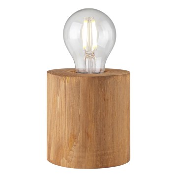 Brilliant - Lampe de table WOODRA 1xE27/20W/230V en pin