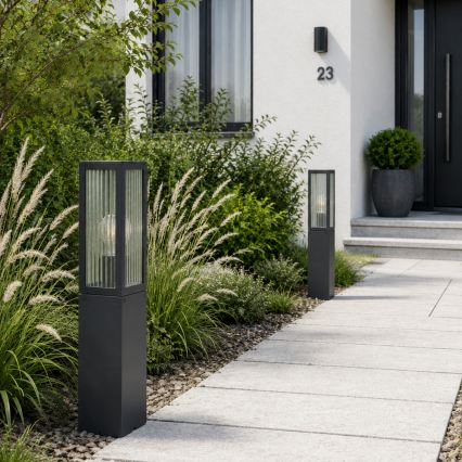 Brilliant - Lampe d'extérieur GETTA 1xE27/20W/230V 50 cm IP44 noire