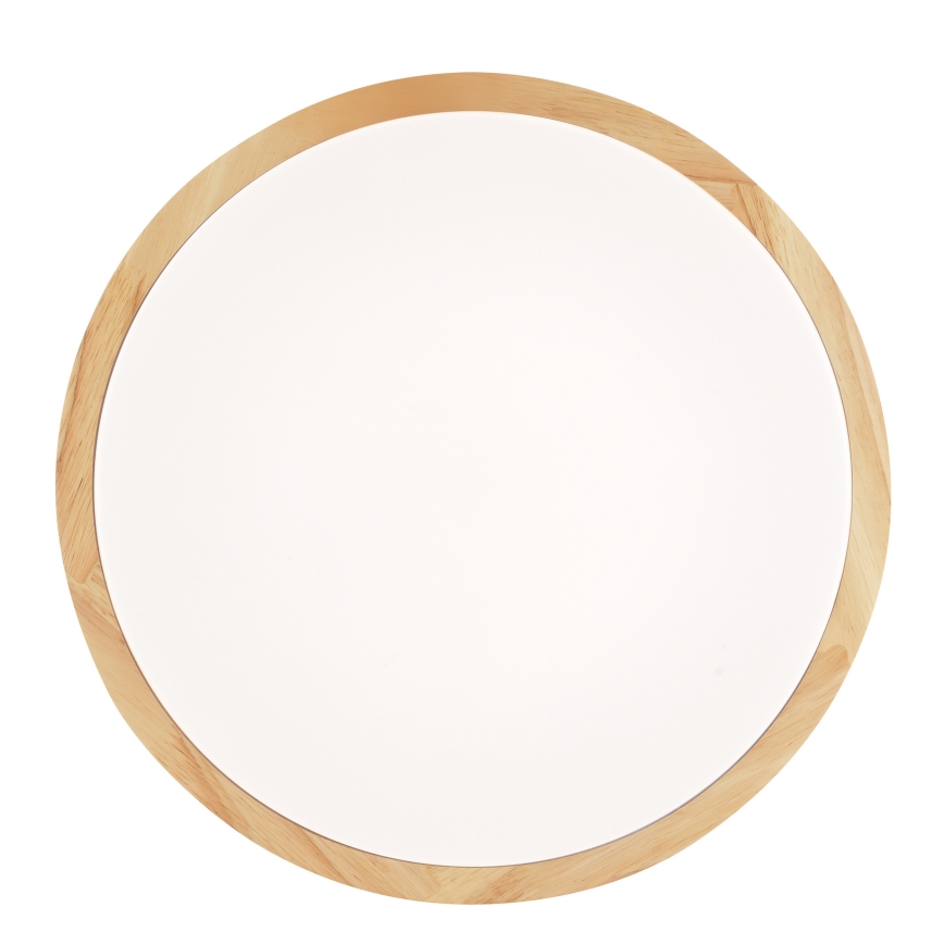 Brilliant - MOREEN LED plafondlamp voor de badkamer, 18W/230V, 2700/4000/6500K, Ø 34 cm, IP44, rubberhout