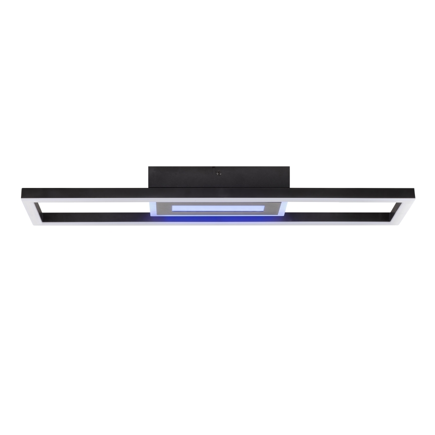 Brilliant - LED RGBW dimbare plafondlamp BESSON LED/20W/230V 3000-6500K zwart + afstandsbediening
