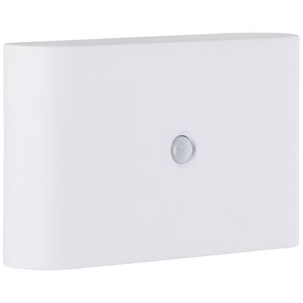 Brilliant - LED Buiten oplaadbaar wandlamp met sensor XINO LED/3W/5V IP44 wit
