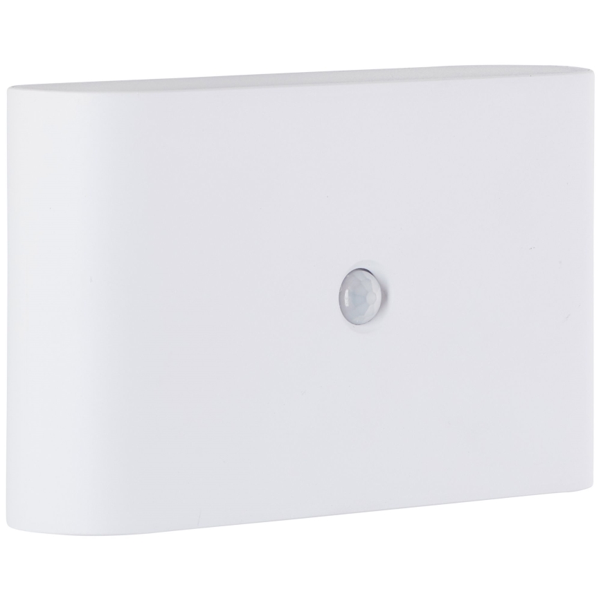Brilliant - LED Buiten oplaadbaar wandlamp met sensor XINO LED/3W/5V IP44 wit