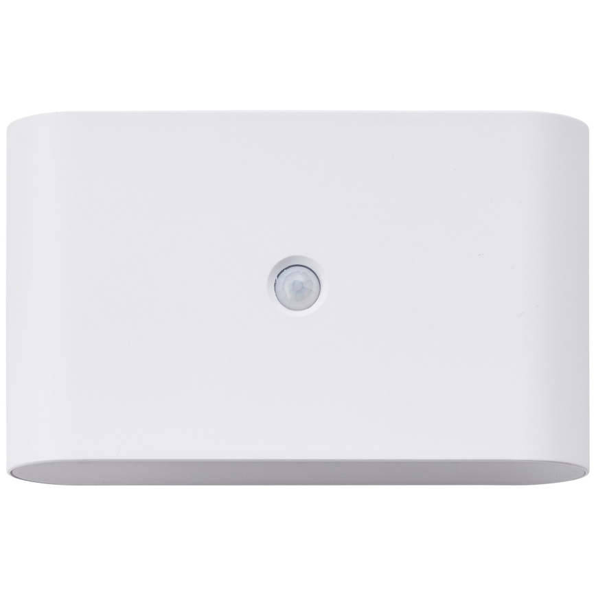 Brilliant - LED Buiten oplaadbaar wandlamp met sensor XINO LED/3W/5V IP44 wit