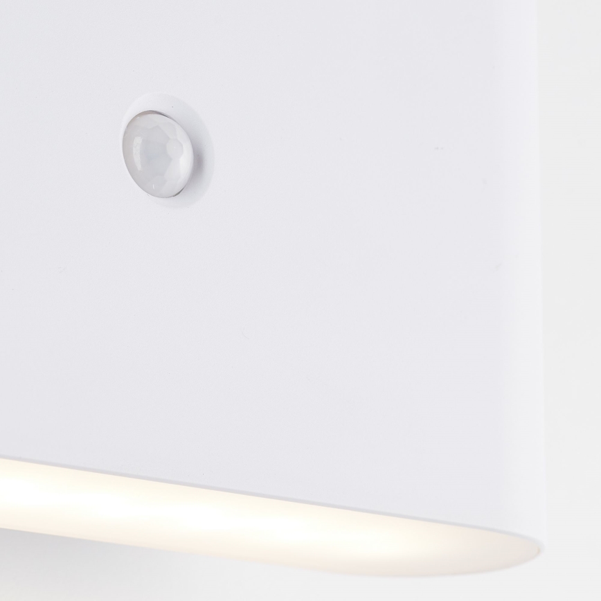 Brilliant - LED Buiten oplaadbaar wandlamp met sensor XINO LED/3W/5V IP44 wit