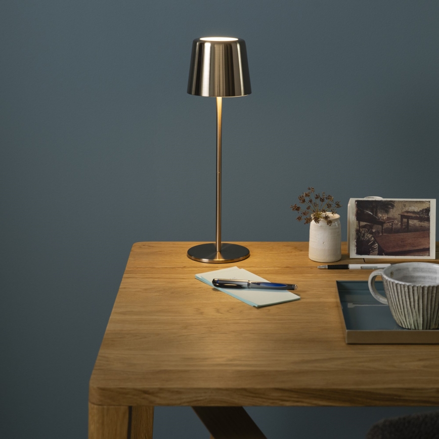 Brilliant - LED Dimbaar aanraken buitenshuis lamp XAANA LED/4W/5V 3000/4000/6500K IP44 goud
