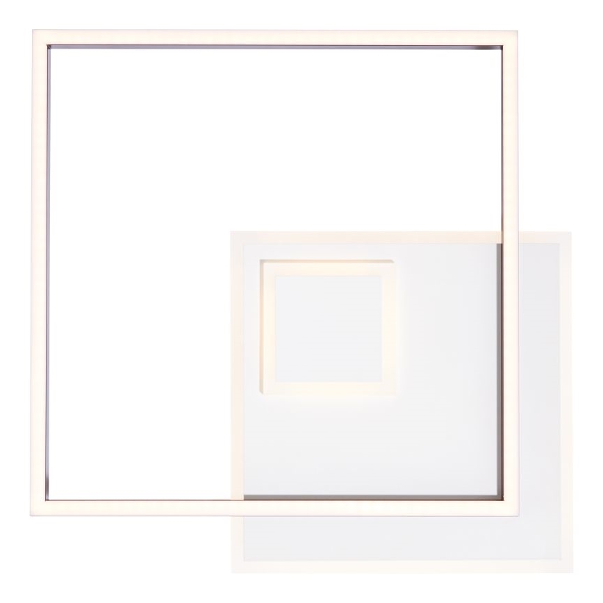Brilliant - Dimbare LED Plafondlamp IORGO LED/40W/230V 3000K 43,5x43,5 cm wit/zwart