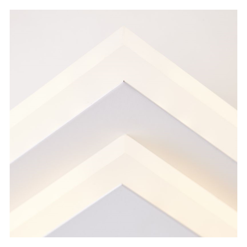 Brilliant - Dimbare LED Plafondlamp IORGO LED/40W/230V 3000K 43,5x43,5 cm wit/zwart