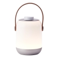 Brilliant - LED Dimbare Buiten Tafel Lamp GEMMA LED/1,9W/5V 1800 mAh IP44 wit