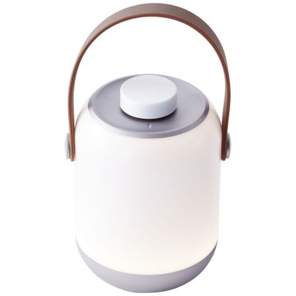 Brilliant - LED Dimbare Buiten Tafel Lamp GEMMA LED/1,9W/5V 1800 mAh IP44 wit