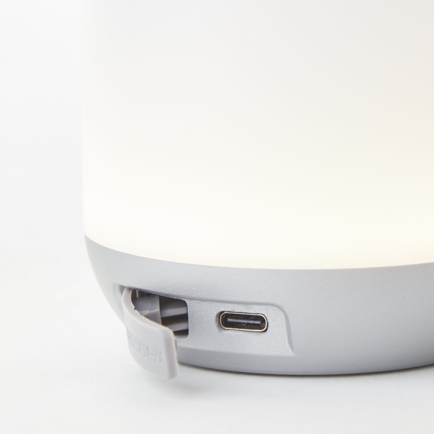 Brilliant - LED Dimbare Buiten Tafel Lamp GEMMA LED/1,9W/5V 1800 mAh IP44 wit