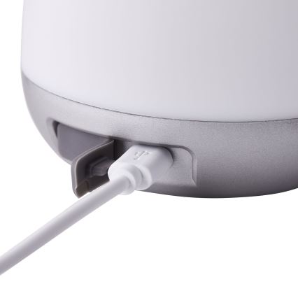 Brilliant - LED Dimbare Buiten Tafel Lamp GEMMA LED/1,9W/5V 1800 mAh IP44 wit