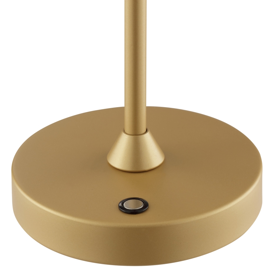 Brilliant - Dimbare oplaadbare aanraakgevoelige buitentafellamp ELORA LED/2,5W/5V 2700K 2600 mAh IP44 goud