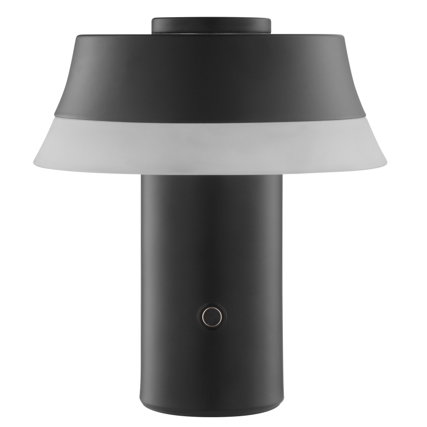 Brilliant - Dimbare oplaadbare tafellamp met aanraakbediening KINICH LED/2,5W/5V 2700K 2600 mAh zwart