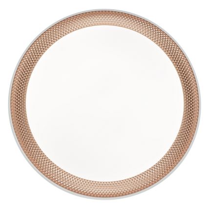 Brilliant - LED-dimbare plafondlamp WALDO LED/24W/230V 3000-6500K Ø 38,5 cm wit/roségoud + afstandsbediening
